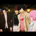 Maquettes de personnages virtuels dans un bar animé, illustrant la communauté de gamers et d'avatars dans le cadre d'Air-Gaming, plateforme de jeux en ligne et de divertissement interactif.