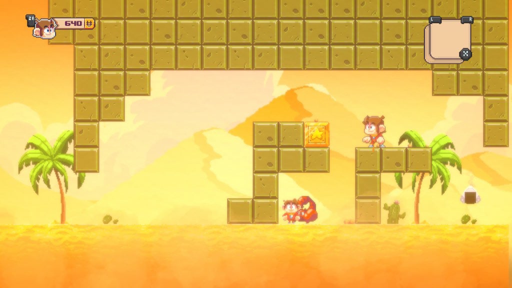 Jetpack aventure dans un jeu de plateforme pixel art avec environnement tropical et éléments de puzzle, idéal pour les amateurs de jeux vidéo rétro et de gaming d'action sur Air-Gaming.