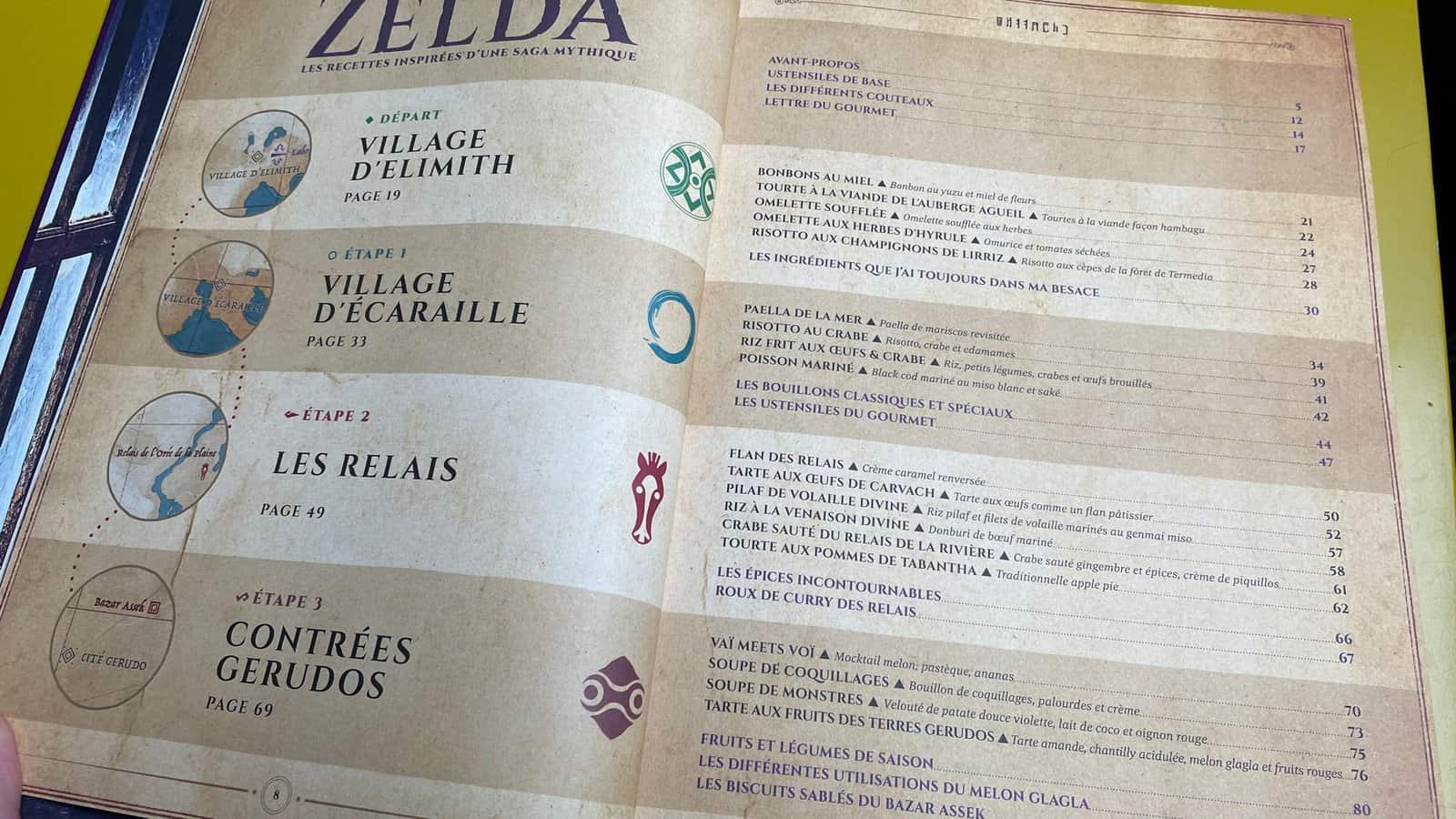 la cuisine dans Zelda : les recettes inspirées d'une saga mythique