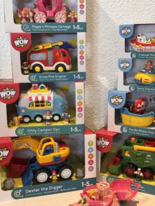 Voiture de pompier en jouet pour enfants, camion incendie avec moteur push&go, pour enfants 1-5 ans, parfait pour jouer à la caserne de pompiers.