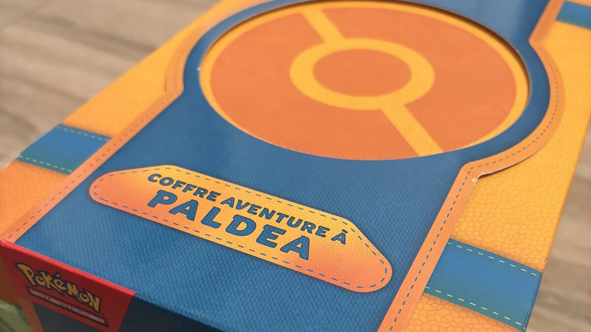 Coffre Aventure Pokémon Paldea - 7 Cartes Promo Brillantes 6 Boosters Jouet Pikachu - Pour Collectionneurs, Jeu