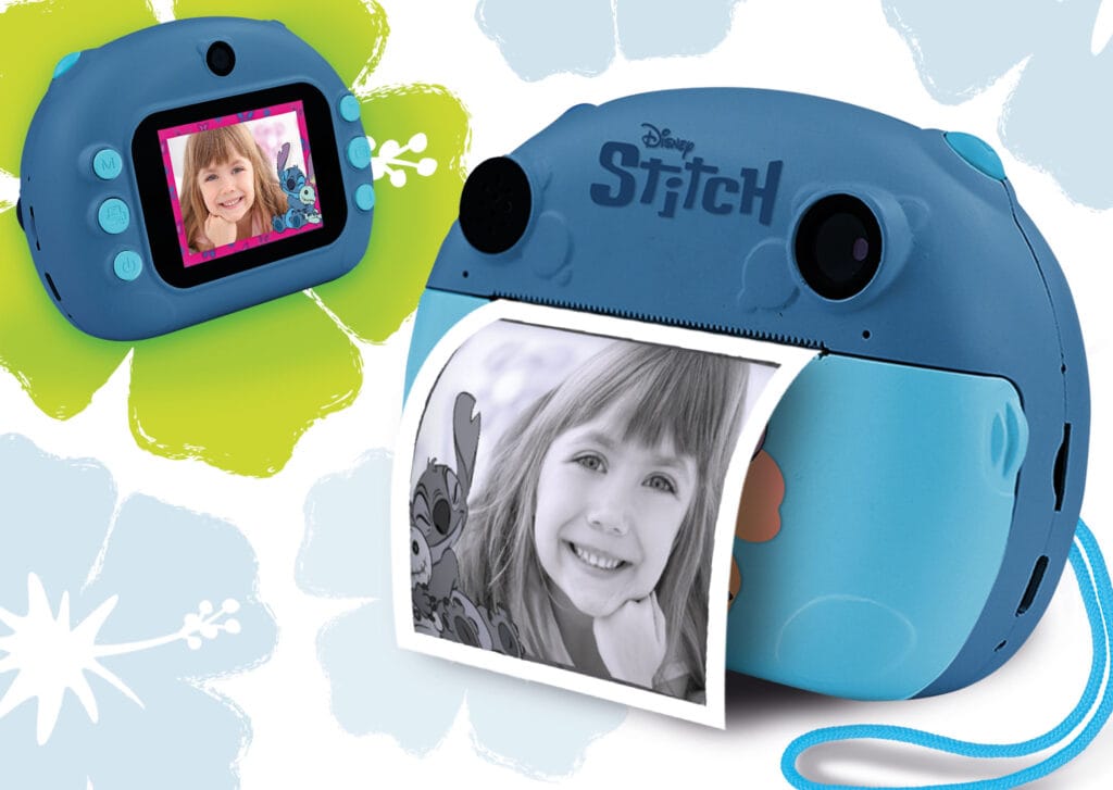 Appareil photo numérique pour enfants avec écran LCD et imprimante intégrée, idéal pour capturer et imprimer des photos de famille et d'amis, parfait pour les jeunes passionnés de photographie.