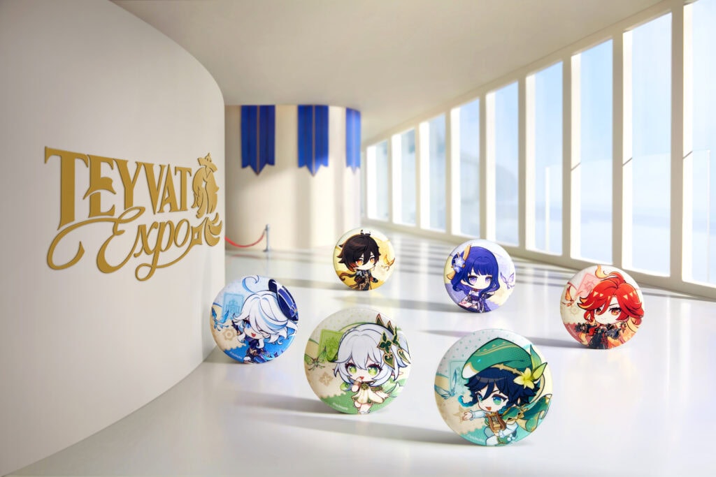 badges exclusif à l'expo