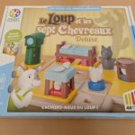 Jeu de société pour enfants Le Loup et les Sept Chevreaux Deluxe, jeu éducatif pour jeunes enfants de 3 à 7 ans, avec figurines et accessoires colorés, idéal pour stimuler l'imagination.