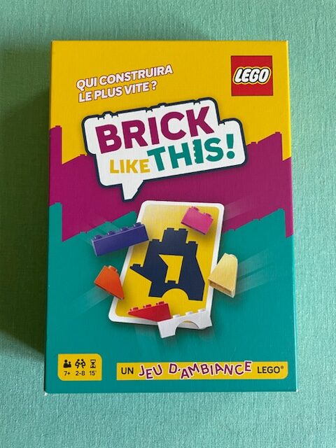 Bloc de construction LEGO Brick Like This, jeu de société pour enfants, avec pièces colorées pour créer des structures rapides, idéal pour stimuler la créativité et l'imagination.