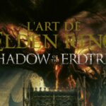 Une image mystérieuse et épique du jeu Elden Ring, mettant en scène une immense Erdtree et une atmosphère sombre et fantastique, illustrant l'art de la fantasy et l'univers de jeu vidéo.