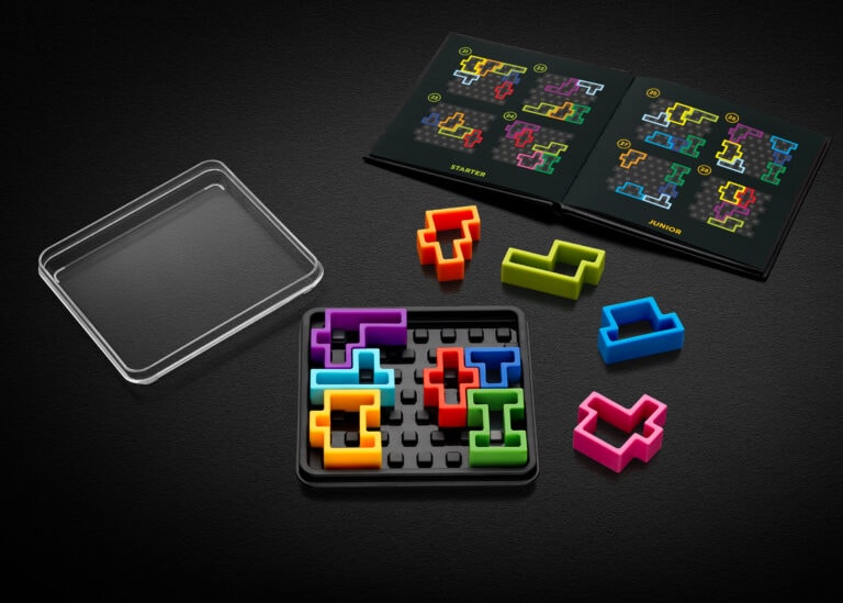 Jouet de logique Tetris, pièces colorées, réalisation de puzzles, jeu de réflexion, accessoires pour joueurs, jeu de société familial.