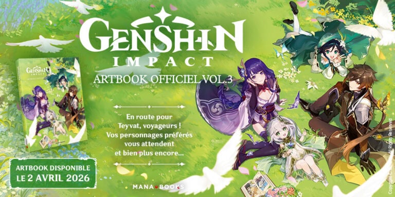 Génshin Impact art-book officiel.