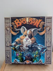 2. Jeu de société "Big Run" avec illustrations de héros animaux et figurants fantastiques, parfait pour les amateurs de jeux de stratégie et d'aventure.