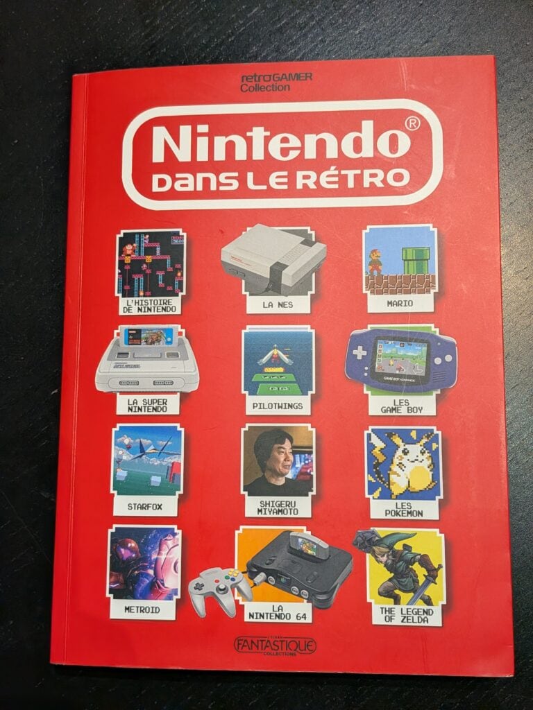 Console Nintendo dans le rétro avec jeux emblématiques comme Mario, Pokémon, Metroid, et la Nintendo 64. Parfait pour les fans de jeux vidéo vintage et de la nostalgie des années 80 et 90.