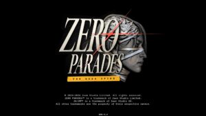 Capture d'écran de la démo de Zero Parades, jeu d'action pour Dead Spies, montrant un personnage en mode furtif.