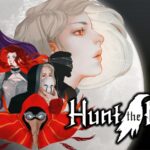 Jeu vidéo Hunt the Night avec personnages mystérieux et atmosphère nocturne.