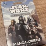 Mandalorians Star Wars deckbuilding game featuring Mandalorians with iconic armor and weapons, perfect for fans of Star Wars and strategic card games.