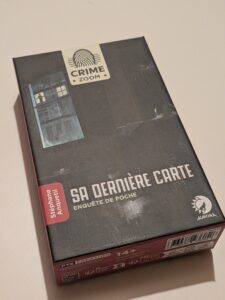 Jeu de société Crime Zoom : Sa dernière carte, pour enquêtes et déduction, idéal pour les amateurs de jeux de société et de mystère.