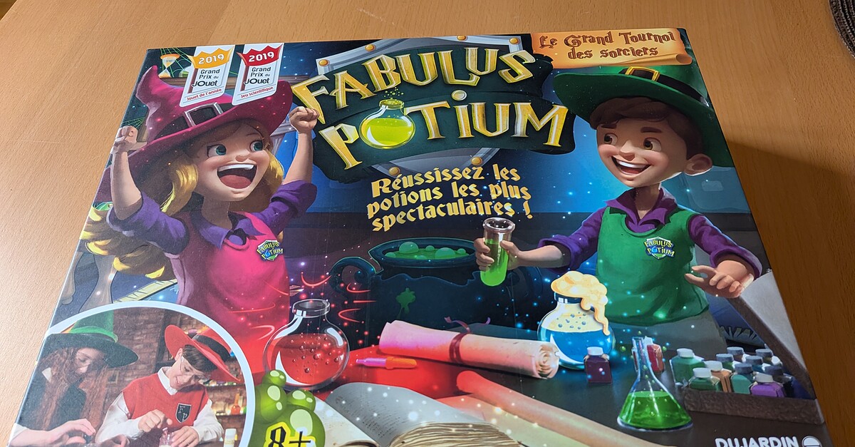 Dujardin Fabulus Potium – Jeu De Société Scientifique – Créer Des Potions – 1 à 4 Joueurs – Dès 8 Ans – Grand Prix Du Jouet