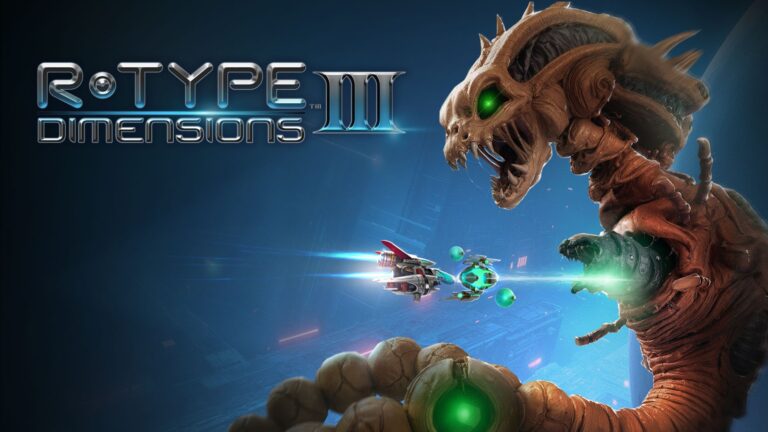 Vaisseau spatial futuriste en combat dans un jeu vidéo de science-fiction, avec un monstre extraterrestre menaçant, illustrant l'univers immersif d'Air-Gaming.