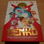 Jeu de société Denko, avec un dragon et des personnages colorés, parfait pour créer une ambiance ludique et conviviale lors de vos soirées en famille ou entre amis.