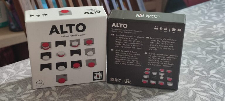 Jeu de société ALTO par Air-Gaming, jeu de stratégie et de réflexion pour tous.