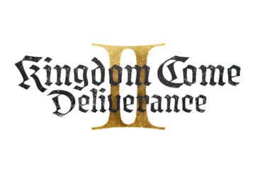 Logo de Kingdom Come: Deliverance II, jeu vidéo historique en développement, présenté avec un style médiéval et une typographie ancienne.