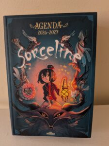 Agenda Sorceline 2026-2027, planner scolaire pour adolescents, avec illustrations magiques et fantastiques, idéal pour organiser l'année scolaire 2026-2027.