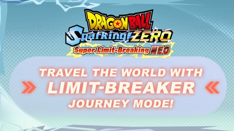 Capture d'écran du jeu Dragon Ball Sparking! ZERO montrant le mode Aventure et le logo du jeu.