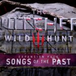 Panneau promotionnel pour l'extension Songs of the Past de The Witcher 3: Wild Hunt, exposé lors de la Gamescom 2026.