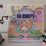 Livre illustré de Beckycas sur les petits bonheurs de chats avec un chat mignon sur la couverture.