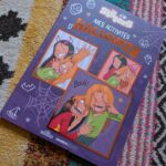 Livre de activités Halloween pour enfants avec Les Sisters, illustré avec des personnages amusants et colorés, parfait pour la saison d'Halloween.